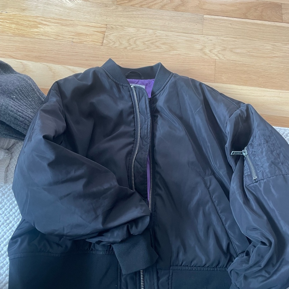 Noisy May Purple and Black Jacket